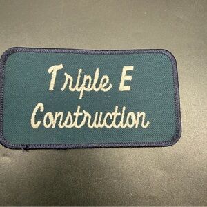 Triple E Construction Sew On Patch 4.5”x2.5”